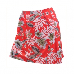 SPECIAL Monterey Club Ladies & Plus Size Tropical Print Knit Pull On Golf Skorts - Two Colors