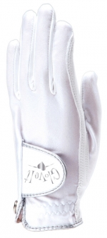 Glove It Ladies Golf Gloves (Left Hand) - White Clear Dot
