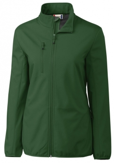Cutter & Buck (Clique) Ladies & Plus Size Trail Stretch Softshell Full Zip Golf Jackets - Assorted