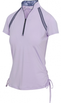 GN Ladies SEDGE ML75 Short Sleeve Stretch Golf Shirts - BOTANICA (Lavender Mist)