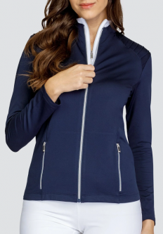 Tail Ladies & Plus Size Siona Full Zip Golf Jackets - ESSENTIALS (Night Navy)