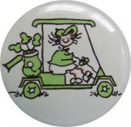 BOG Ball Marker & Shiny Nickel Visor Clips – Golf Cart Golf Gals (Green)