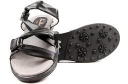 Sandbaggers Ladies Golf Sandals - GRACE Black