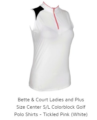 Bette and Court White Colorblock Sleeveless
