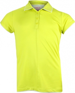 CLEARANCE Garb Junior Girls Alexis Short Sleeve Golf/Tennis Shirts - Limeade