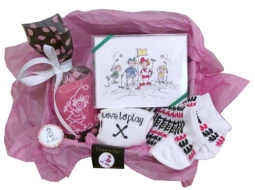 Ladies Golf Gift Combos - Note Cards, Socks, Poker Chip & Ball Marker