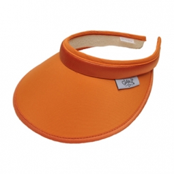 Glove It Ladies Solid Golf Visors (Comfort Clip) - Solid Orange