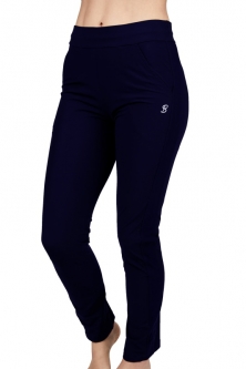Sofibella Ladies & Plus Size Pull On Golf Pants - UV STAPLES (Navy)