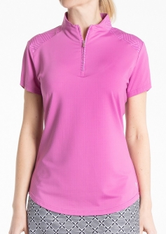 SALE Bette & Court Ladies Daybreak Short Sleeve Golf Shirts - CONDOR (Mulberry)