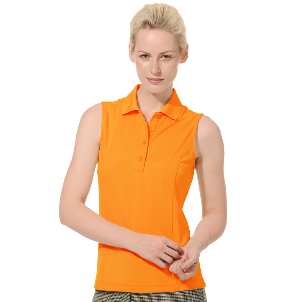 sleeveless golf shirt