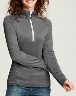 Cutter & Buck Ladies & Plus Size Long Sleeve Jackson Half Zip Overknit Golf Shirts - Assorted Colors