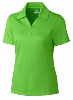 SALE Cutter & Buck Ladies and Plus Size Genre DryTec Golf Polo Shirts - Cilantro