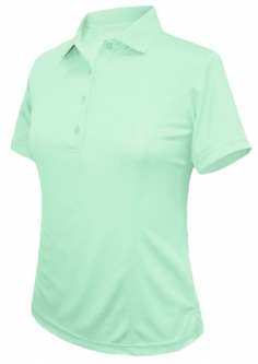 SALE Monterey Club Ladies & Plus Size Medium Weight Solid ShortSleeve Golf Shirts-Assorted Colors