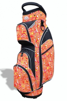 Taboo Fashions Ladies Monaco Lightweight Golf Cart Bags - Orange Lava