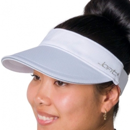 JoFit Ladies Golf/Tennis Jo Visors with Wide Brim - White