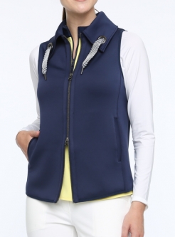 Belyn Key Ladies Grommet Golf Vests - ESSENTIALS (Ink)