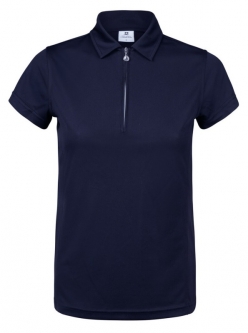 Daily Sports Ladies & Plus Size Macy Short Sleeve Golf Polo Shirts - Navy