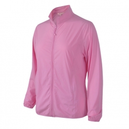 Monterey Club Ladies & Plus Size UPF Hi-Low Full Zip Golf Jackets - Assorted Colors
