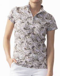Daily Sports Ladies & Plus Size Felice Short Sleeve Print Golf Shirts - Animal