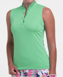 SPECIAL EP New York Ladies & Plus Size S/L Mandarin Collar Golf Shirts - HOPE SPRINGS (Complemint)