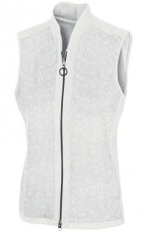 Greg Norman Ladies & Plus Size Teodoro Sleeveless Print Golf Vests - ESSENTIALS (Assorted Colors)
