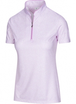 Greg Norman Ladies & Plus Size ML75 Short Sleeve Umbrella Print Golf Shirts - ESSENTIALS (Assorted)