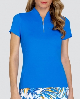 Tail Ladies Fallon Short Sleeve Golf Shirts - PALM VOYAGE (Pacific)