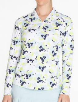 SPECIAL Sport Haley Ladies Tempo Long Sleeve Print Golf Shirts - BOTANICA (Floral Multi)