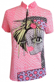 Jamie Sadock Ladies Short Sleeve Cooltrex Golf Shirts – Sassy (Mimosa/Sassy)