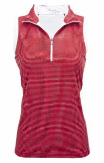 Nancy Lopez Women's Plus Size ZONE Sleeveless Mock Golf Shirts - ESSENTIALS (Assorted Colors)