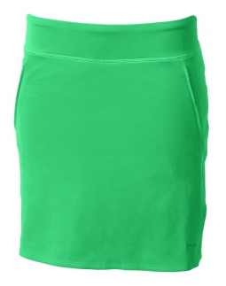 SPECIAL Annika Ladies & Plus Size Interval 18" Pull On Golf Skorts - Drive Green