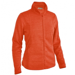 SPECIAL Monterey Club Ladies Long Sleeve Golf Jackets - Coral Orange & Navy