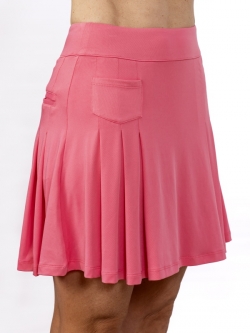 Scratch Seventy (70) Ladies Veronica Pull On Pleated Golf Skorts - MOLLY (Pink)