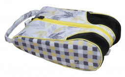 Glove It Ladies Golf Shoe Bags - Citrus & Slate