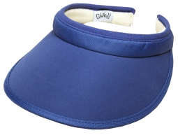 Glove It Ladies Solid Golf Visors (Comfort Clip) - Solid Blue
