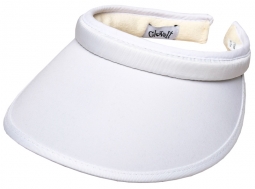 Glove It Ladies Solid Golf Visors (Comfort Clip) - Solid White