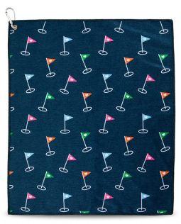 Ame & Lulu Ladies Tinsley Towel - Rainbow Flags Navy