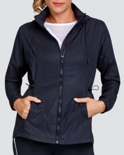 Tail Ladies Nola Water Resistant Long Sleeve Golf/Tennis Jackets - CORE ACTIVE (Onyx Black)