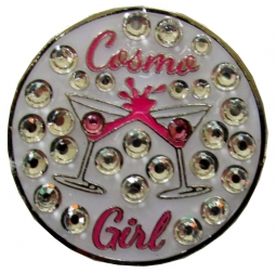 BOG Crystal Ball Marker & Shiny Nickel Visor Clips - Cosmo Girl