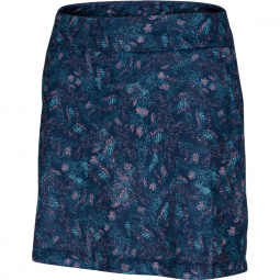 SALE Greg Norman Women's Plus Size 17" Monet Print Pull On Golf Skorts - ESSENTIALS (Navy)