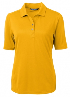 Cutter & Buck Ladies & Plus Size Virtue Elbow Sleeve Eco Pique Recycled Golf Polo Shirts - Assorted