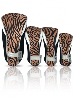 Taboo Fashions Ladies 4-Pack Set Golf Club Headcovers - Wildcat