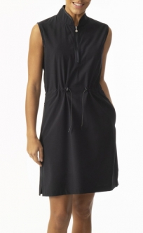 Daily Sports Ladies & Plus Size Kaiya 36¼" Sleeveless Golf Dress - REFLECTIVE MARBLE (Navy)