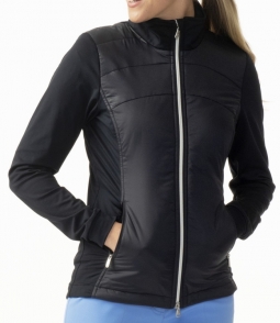 Daily Sports Ladies & Plus Size Brassie Long Sleeve Lightly Padded Golf Jackets - Navy