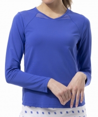 SALE SanSoleil Ladies SolTek Long Sleeve Solid Active Tee Golf Sun Shirts - Assorted Colors