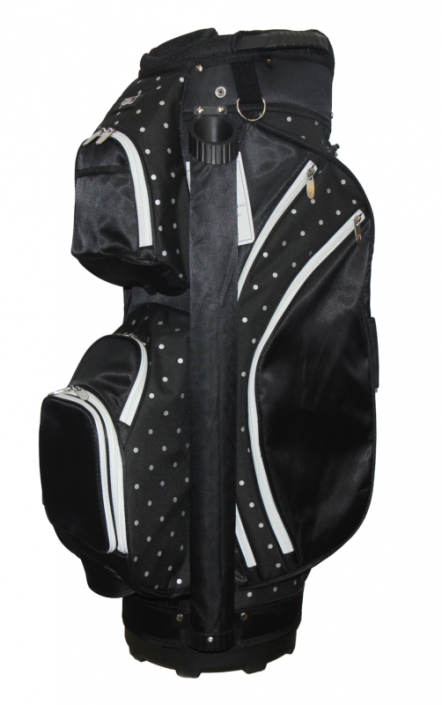 Lori's Golf Shoppe: RJ Sports Ladies 9 Deluxe Golf Cart Bags - BLISS  (Polka Dot)