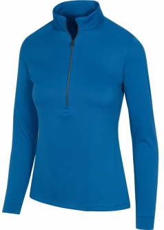 SALE Greg Norman Ladies & Plus Size FAIRWAY Long Sleeve ½-Zip Golf Shirts - ESSENTIALS (Assorted)
