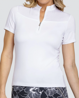 Tail Ladies Altai Short Sleeve Golf Shirts - BETTER THAN BASICS (Chalk White)