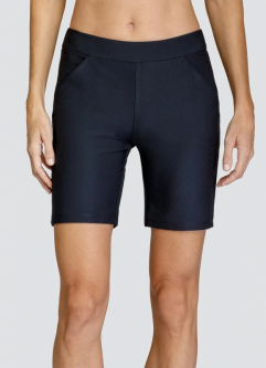 Tail Ladies Keanu 18" Pull On Golf Shorts - BETTER THAN BASICS (Onyx Black)
