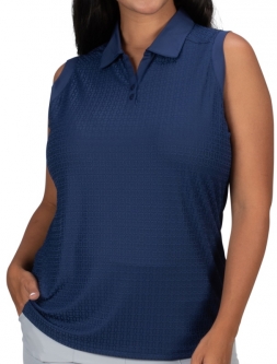 Nancy Lopez Ladies & Plus Size JOURNEY Sleeveless Golf Polo Shirts - ESSENTIALS (Assorted Colors)
